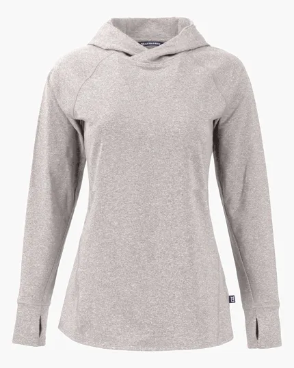 Adapt Recycled Soft Knit Stretch Women's Hooded Pullover — view 7