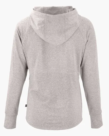 Adapt Recycled Soft Knit Stretch Women's Hooded Pullover — view 11