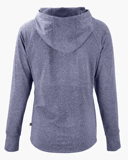 Adapt Recycled Soft Knit Stretch Women's Hooded Pullover — view 12