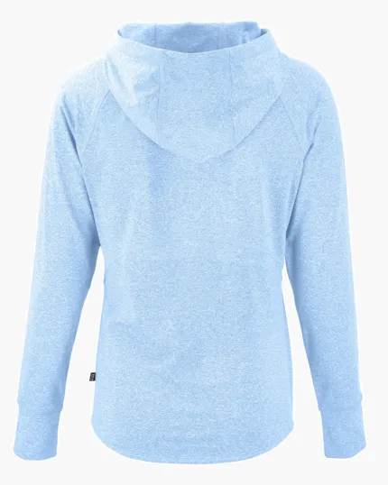 Adapt Recycled Soft Knit Stretch Women's Hooded Pullover — view 23