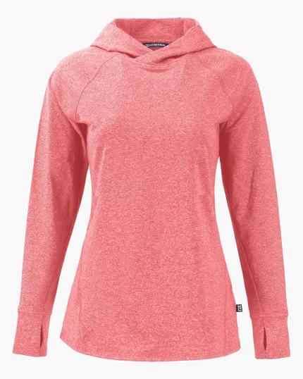 Adapt Recycled Soft Knit Stretch Women's Hooded Pullover — view 20