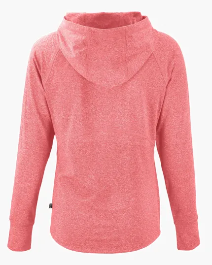 Adapt Recycled Soft Knit Stretch Women's Hooded Pullover — view 24