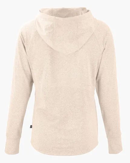 Adapt Recycled Soft Knit Stretch Women's Hooded Pullover — view 25