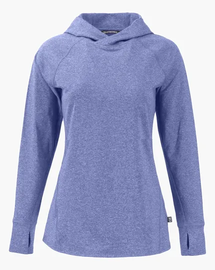 Adapt Recycled Soft Knit Stretch Women's Hooded Pullover — view 27