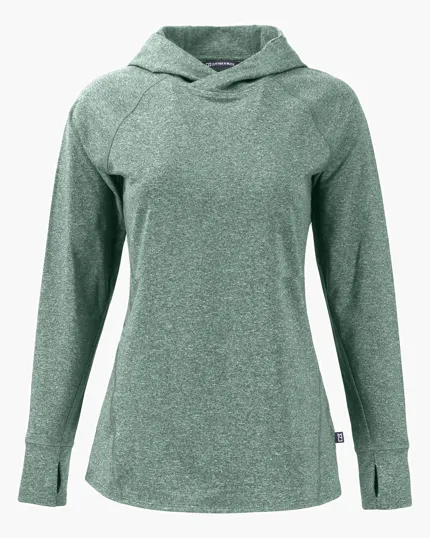 Adapt Recycled Soft Knit Stretch Women's Hooded Pullover — view 29