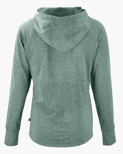Adapt Recycled Soft Knit Stretch Women's Hooded Pullover — view 30