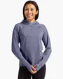 Adapt Recycled Soft Knit Stretch Women's Hooded Pullover — view 4