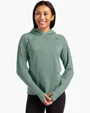 Adapt Recycled Soft Knit Stretch Women's Hooded Pullover — view 13