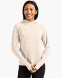 Adapt Recycled Soft Knit Stretch Women's Hooded Pullover — view 17