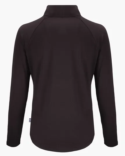 Coastline Recycled Double Peached Women's Quarter Zip Pullover — view 23
