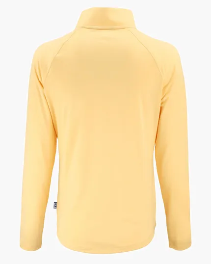 Coastline Recycled Double Peached Women's Quarter Zip Pullover — view 27