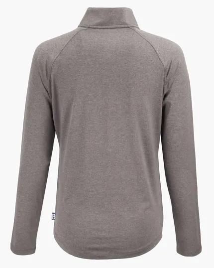 Coastline Recycled Double Peached Women's Quarter Zip Pullover — view 29