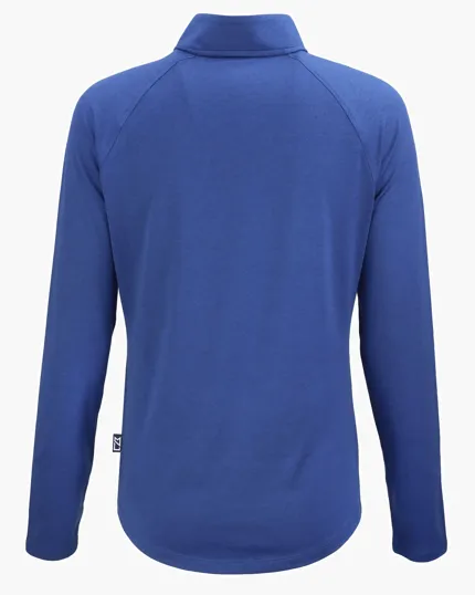 Coastline Recycled Double Peached Women's Quarter Zip Pullover — view 31