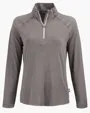 Coastline Recycled Double Peached Women's Quarter Zip Pullover — view 19