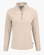 Coastline Recycled Double Peached Women's Quarter Zip Pullover — view 33