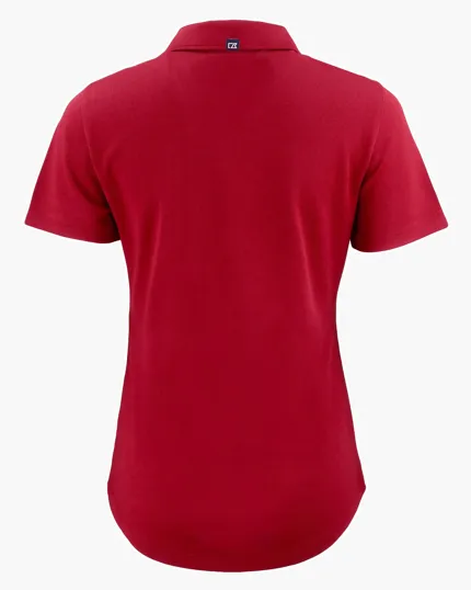 Advantage Refresh Recycled Cotton-Blend Pique Womens Polo — view 7