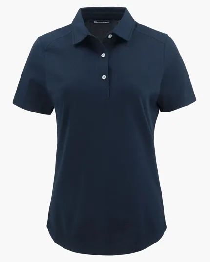 Advantage Refresh Recycled Cotton-Blend Pique Womens Polo — view 4