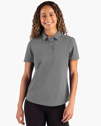 Advantage Refresh Recycled Cotton-Blend Pique Womens Polo — view 15