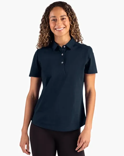 Advantage Refresh Recycled Cotton-Blend Pique Womens Polo — view 16