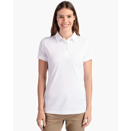 Advantage Recycled Cotton-Blend Pique Women's Polo — view 6
