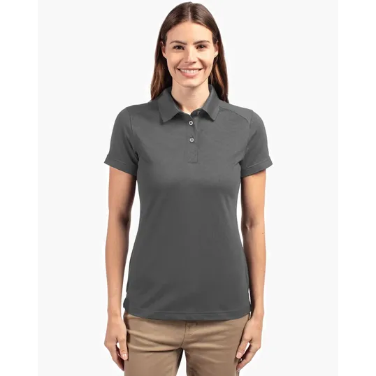 Advantage Recycled Cotton-Blend Pique Women's Polo — view 49