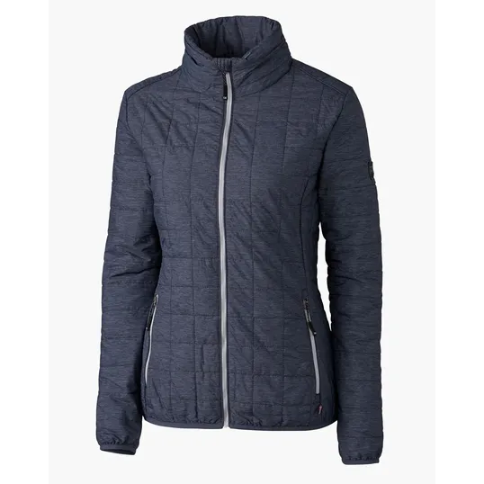 Rainier Recycled Insulated Puffer Women's Full Zip Jacket — view 10
