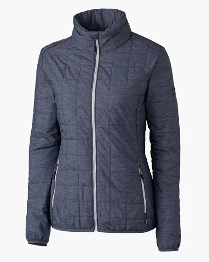 Rainier Recycled Insulated Puffer Women's Full Zip Jacket — view 11