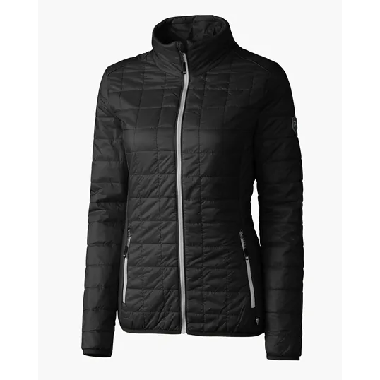 Rainier Recycled Insulated Puffer Women's Full Zip Jacket — view 12