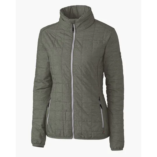 Rainier Recycled Insulated Puffer Women's Full Zip Jacket — view 18