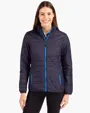 Rainier Recycled Insulated Puffer Women's Full Zip Jacket — view 3