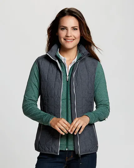 Rainier Recycled Insulated Puffer Women's Full Zip Vest