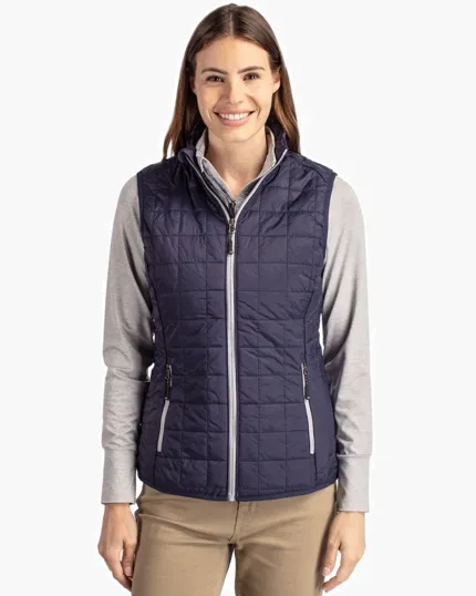 Rainier Recycled Insulated Puffer Women's Full Zip Vest — view 11