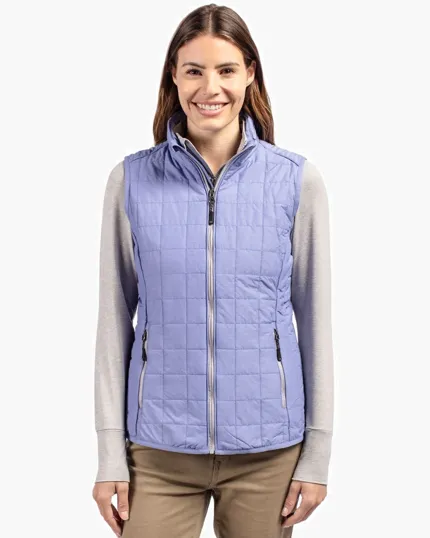 Rainier Recycled Insulated Puffer Women's Full Zip Vest — view 12