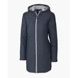 Rainier Recycled Insulated Puffer Women's Full Zip Hooded Long Coat — view 4