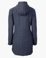 Rainier Recycled Insulated Puffer Women's Full Zip Hooded Long Coat — view 6