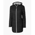 Rainier Recycled Insulated Puffer Women's Full Zip Hooded Long Coat — view 5