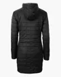 Rainier Recycled Insulated Puffer Women's Full Zip Hooded Long Coat — view 7