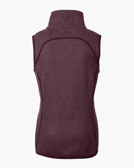 Mainsail Sweater-Knit Women's Full Zip Asymmetrical Vest — view 18