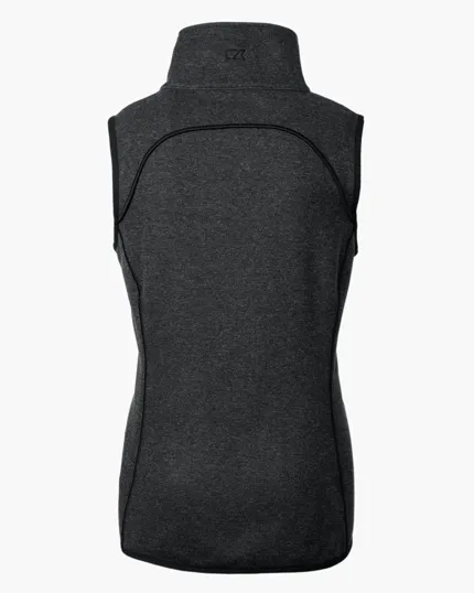 Mainsail Sweater-Knit Women's Full Zip Asymmetrical Vest — view 19