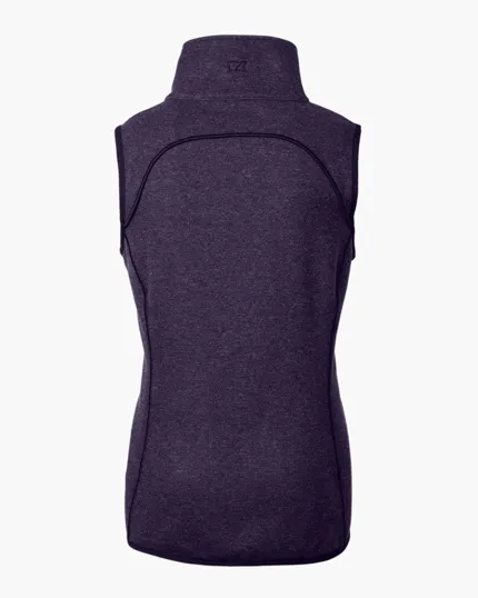 Mainsail Sweater-Knit Women's Full Zip Asymmetrical Vest — view 20