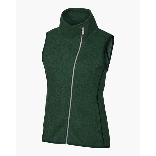 Mainsail Sweater-Knit Women's Full Zip Asymmetrical Vest — view 14