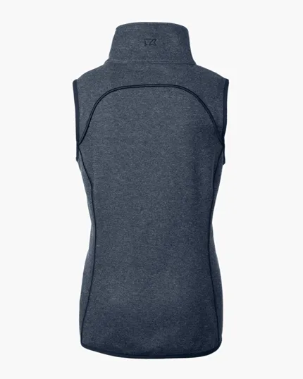 Mainsail Sweater-Knit Women's Full Zip Asymmetrical Vest — view 23