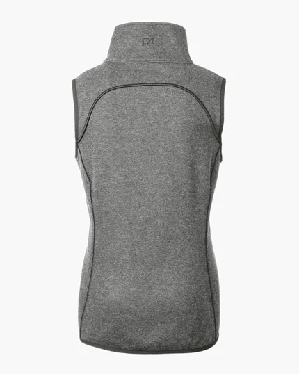 Mainsail Sweater-Knit Women's Full Zip Asymmetrical Vest — view 24