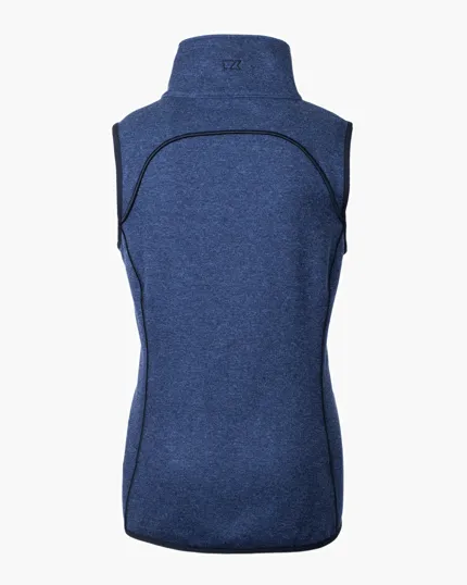 Mainsail Sweater-Knit Women's Full Zip Asymmetrical Vest — view 25