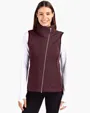 Mainsail Sweater-Knit Women's Full Zip Asymmetrical Vest — view 2