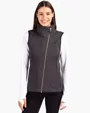 Mainsail Sweater-Knit Women's Full Zip Asymmetrical Vest — view 3