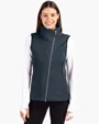 Mainsail Sweater-Knit Women's Full Zip Asymmetrical Vest — view 7