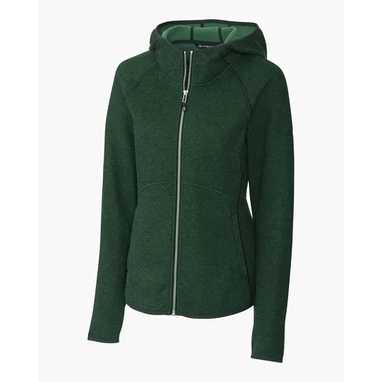 Mainsail Sweater-Knit Women's Full Zip Hooded Jacket — view 11
