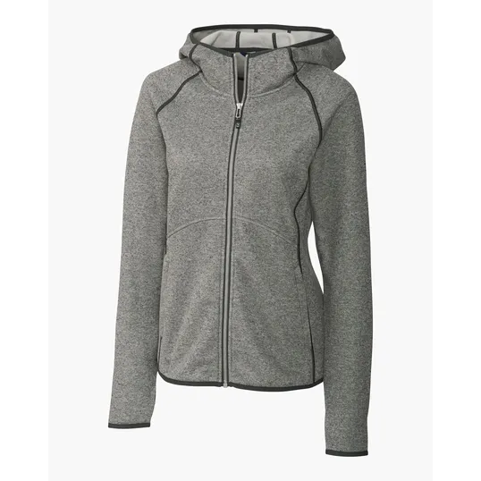 Mainsail Sweater-Knit Women's Full Zip Hooded Jacket — view 13
