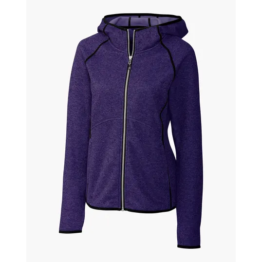 Mainsail Sweater-Knit Women's Full Zip Hooded Jacket — view 14
